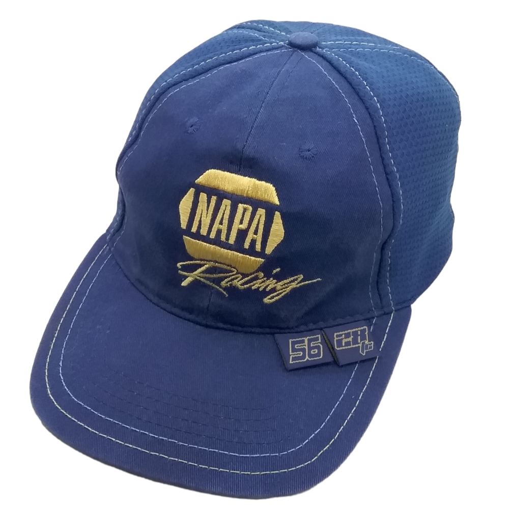 NAPA Racing Cap Hat Adult Strap Back Blue